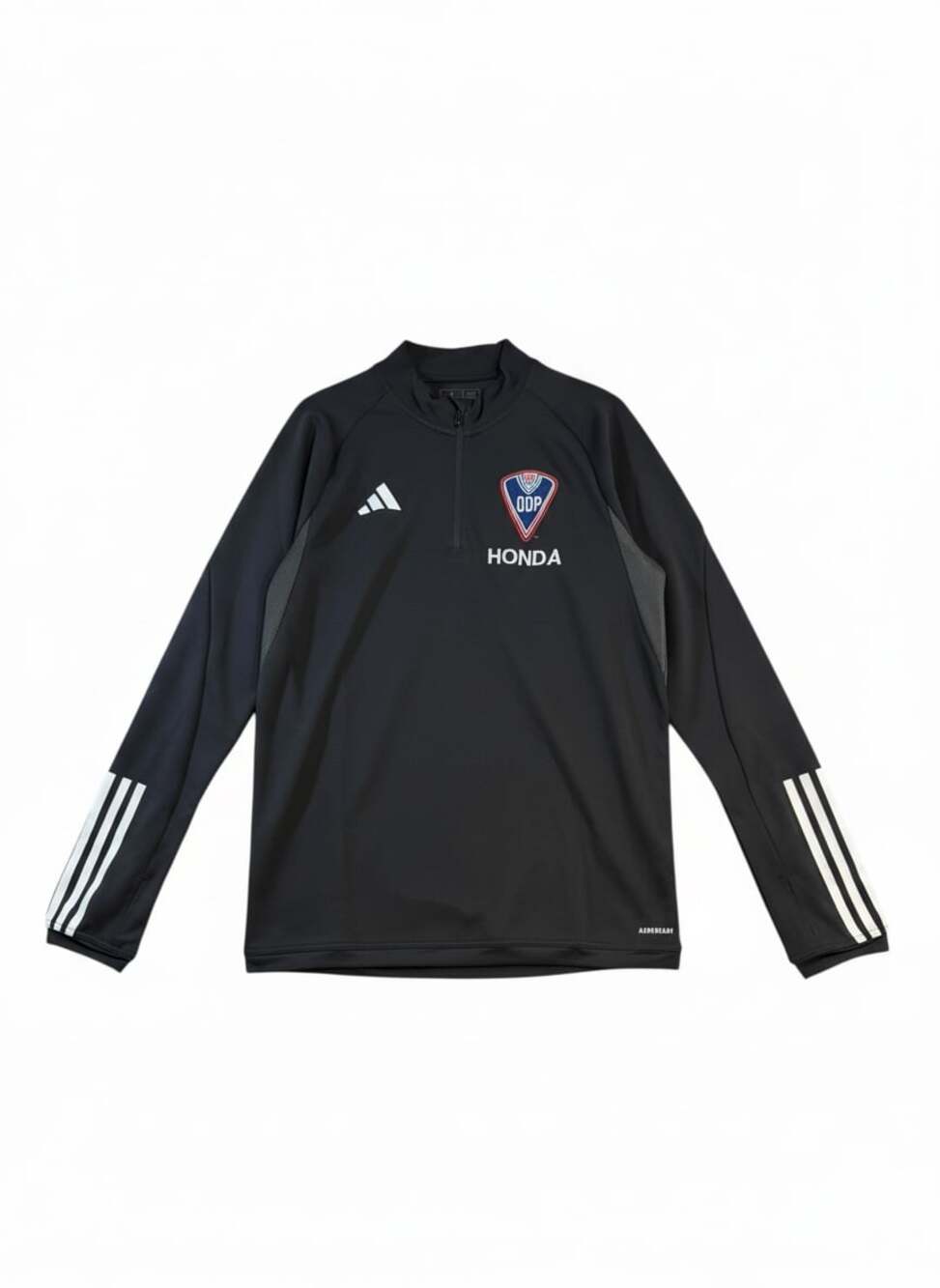 adidas US Youth Soccer ODP Honda Black AEROREADY 1/4 Zip Training Top Adult M